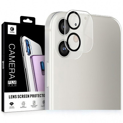 Folie Protectie Camera spate Mocolo pentru Apple iPhone 12, Sticla securizata, 9H, 2.5D foto