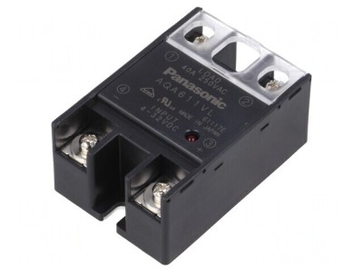 Releu Semiconductor 40A 75-250VAC 4-32VDC foto