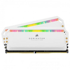 Memorii Corsair Dominator Platinum RGB White 32GB(2x16GB), DDR4-3200MHz, CL16, Dual Channel