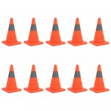 VidaXL Conuri de trafic pop-up, 10 buc., 42 cm