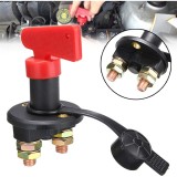 Intrerupator &quot;contact general&quot; dimensiune mica pentru autoutilitara, 12v - 24v, cu cheie din plastic, AVEX