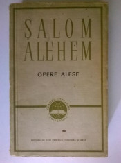Salom Alehem - Opere alese foto