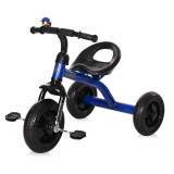 Tricicleta pentru copii A28 roti mari Blue Black, Lorelli