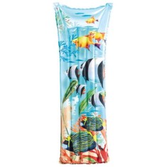 Saltea gonflabila Intex &amp;amp;#8211; Fashion, Fish, 183 x 69 cm foto