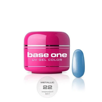 Gel UV Silcare Base One Metallic &amp;ndash; Midnight 22, 5g foto