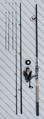 SET FEEDER Lanseta WindBlade TFD8 SENSITIVE 3,30m 90/120gr + Mulineta FL EFB4000 foto