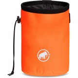 Sac Magneziu Alpinism Mammut Gym Basic Vibrant Orange, Poliester Reciclat, Deschidere Rigida, Fleece, Curea Ajustabila