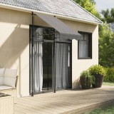 Copertina retractabila Gossi, 100x150 cm, antracit, otel si textil, protectie UV, reglabila 210-300cm, balcon terasa