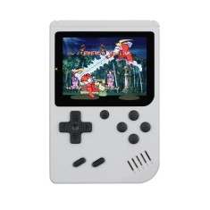 Mini consola portabila, 3&#039;&#039;, 400 Jocuri, Alb