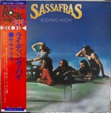 Vinil LP # "Japan Press" Sassafras &lrm;&ndash; Riding High (VG++)