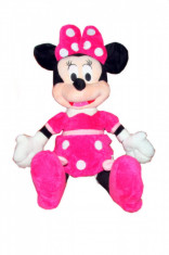 Figurina Minnie Mouse cu rochita roz 50cm foto