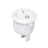 Intrerupator Tip Buton ON-OFF elSales ELS-22003A, Dimensiuni 30X20MM Design Ergonomic, Alb