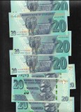 Zimbabwe 20 Dollars 2020 AUNC UNC - Bancnota Straina Africa