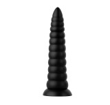 Dop Anal BUTTR Caterpiller, PVC, Negru, 29 cm