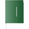 Mapa Plic Velvet B6 Verde Sticla, Imitatie Piele, 132x170mm, Clapa Magnetica, Notes Liniat 166 Pagini, Personalizabila