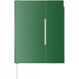 Mapa Plic B6 Velvet Bottle Green, Imitatie Piele, Notes Liniat 166 Pagini, Inchidere Magnetica, Decupaj Pix