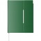 Mapa tip plic velvet B6 Bottle Green