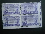 SUA BLOC DE 4 NESTAMPILAT MNH