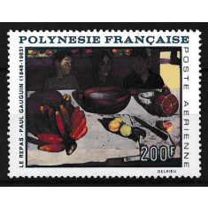 Polinezia Franceza 1968 - Pictura, Gauguin, neuzat