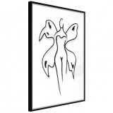 Cumpara ieftin Poster - Delicate Feminity, cu Ramă neagră, 40x60 cm