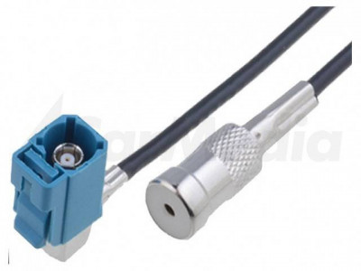 Cablu adaptor 0.25m antena Fakra mama - ISO mama VW MFD2 RNS2 4CarMedia AD.ANT.N011 foto