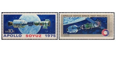 Statele Unite 1975 - programul Apollo-Soyuz, serie neuzata foto