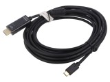 Adaptor HDMI 2.0 la USB C 5m Negru