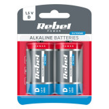 BATERIE SUPERALCALINA EXTREME R20 BLISTER 2 B EuroGoods Quality, Rebel