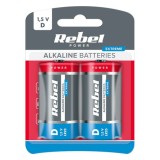 BATERIE SUPERALCALINA EXTREME R20 BLISTER 2 B BAT0094B, Rebel