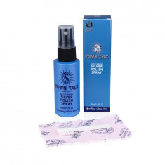 Kit de curățare argint - spray cu perie și c&acirc;rpă de curățat argintul