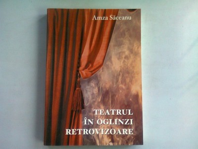 TEATRUL IN OGLINZI RETROVIZOARE - AMZA SACEANU CU DEDICATIE foto