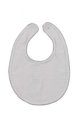 Baveta din muselina, BabyJem, 23x32 cm (Culoare: Gri) foto