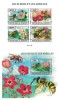 BURUNDI 2013 - Flori si albine/ set complet MNH - bloc+colita, Nestampilat