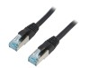 Logilink Cablu Patch Cord S/FTP Cat 6a Negru 10m Cupru RJ45 PUR 27AWG