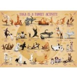 Cumpara ieftin Puzzle Eurographics - Yoga is A Family Activity, 500 piese XXL