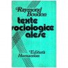 Raymond Boudon - Texte sociologice alese - 115539, Humanitas
