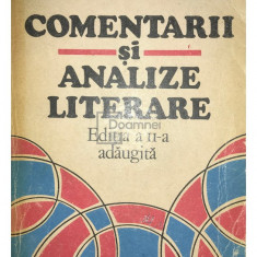 Ion Rotaru - Comentarii și analize literare (ed. II) (editia 1994)
