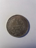 FRANTA 5 FRANCS 1849 A XF, Europa, Argint