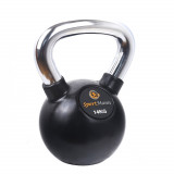 Cumpara ieftin Gantera Kettlebell Cauciucata SPORTMANN 14kg FitLine Training