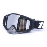 Ochelari Moto ATV / Enduro / Cross, FIXATO, Lentila Argintie, Rama Negru