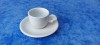*ceasca cafea expresso + farfurie