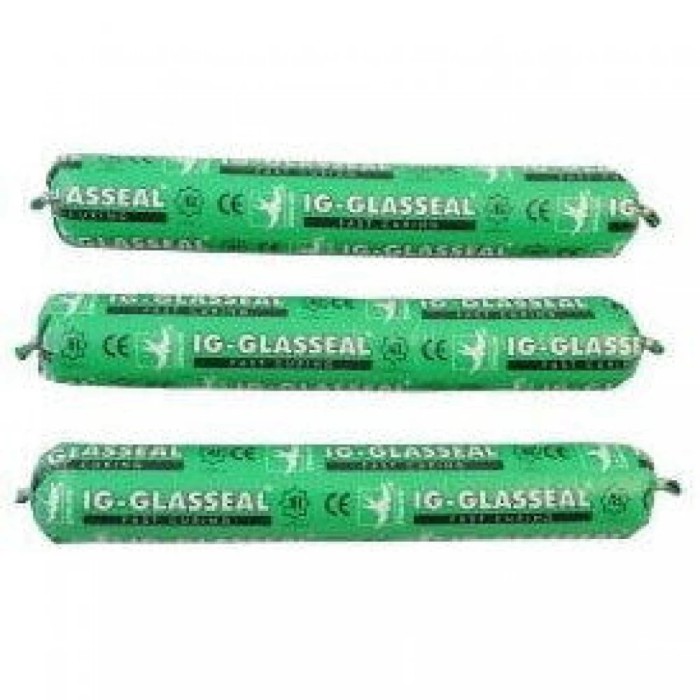 Silicon neutral IG - Glasseal Den Braven negru interior / exterior 600 ml