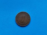 1 Pfennig 1931 lit. F -Germania-stare buna-patina