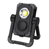 Proiector LED portabil SuperFire G11, boxa Bluetooth, 12 W, 1000 lm, reincarcabil, COB, acumulator 4400 mAh