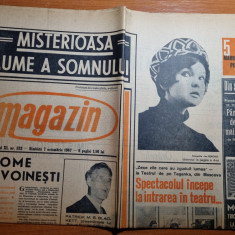 magazin 7 octombrie 1967-cartierul floreasca,interviu margareta paslaru,voinesti