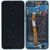 Huawei Honor 10 (COL-L29) Capac frontal al modulului de afișare + LCD + digitizer + baterie verde fantomă 02351YDB