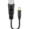 Adaptor antena DVB-T Coaxial mama - MCX tata Goobay