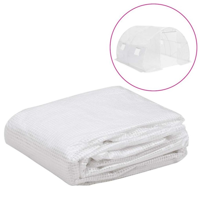 Copertină de rezervă pentru seră (9 m&sup2;), transparent, 3x3x2 m