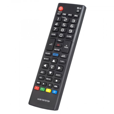 Telecomanda pentru TV, Compatibila LG, AKB73975729, LCD/LED, smart, 3D, neagra foto