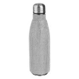 Sticla izoterma din otel inoxidabil cu strasuri, 500 ml, argintie, CMCLASS